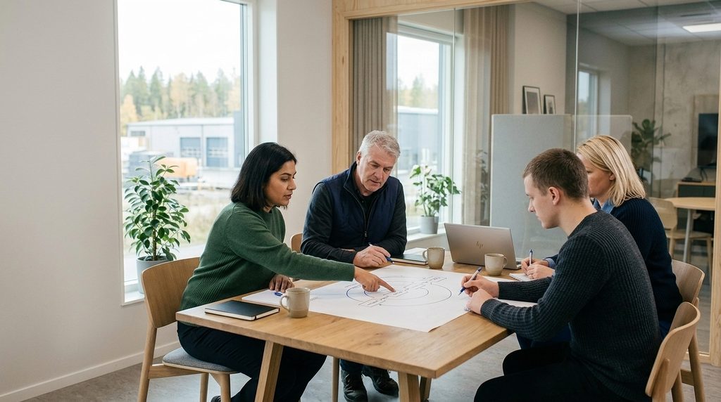 Team planerar och följer upp systematiskt arbetsmiljöarbete med SAM-hjulet